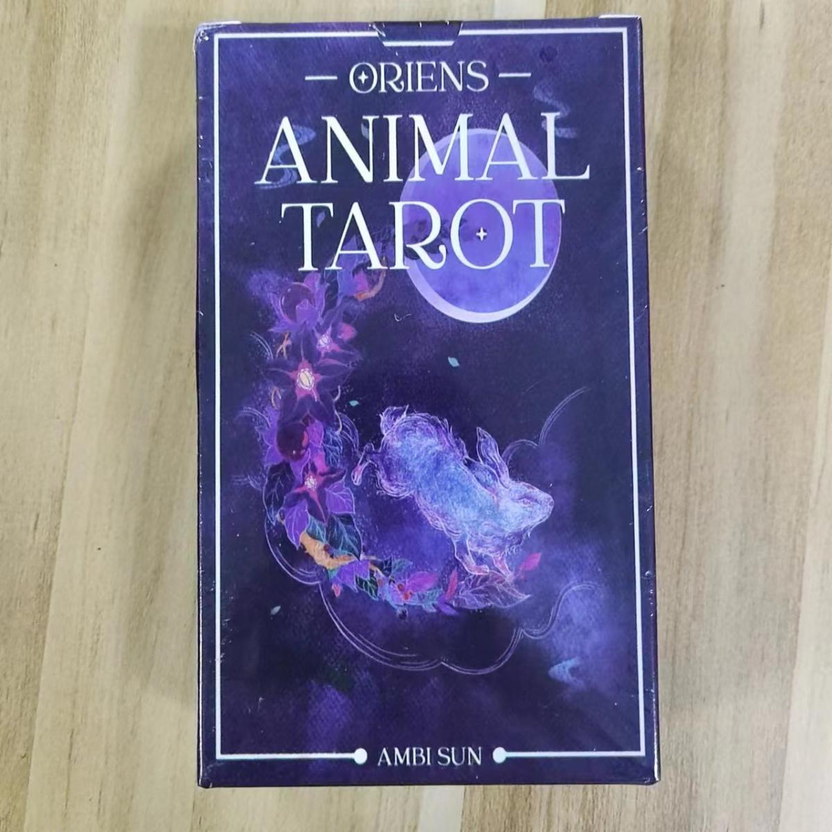 Tarot Deck With Guidebook - Kartu Tarot hewan Oriens 12x7cm dengan