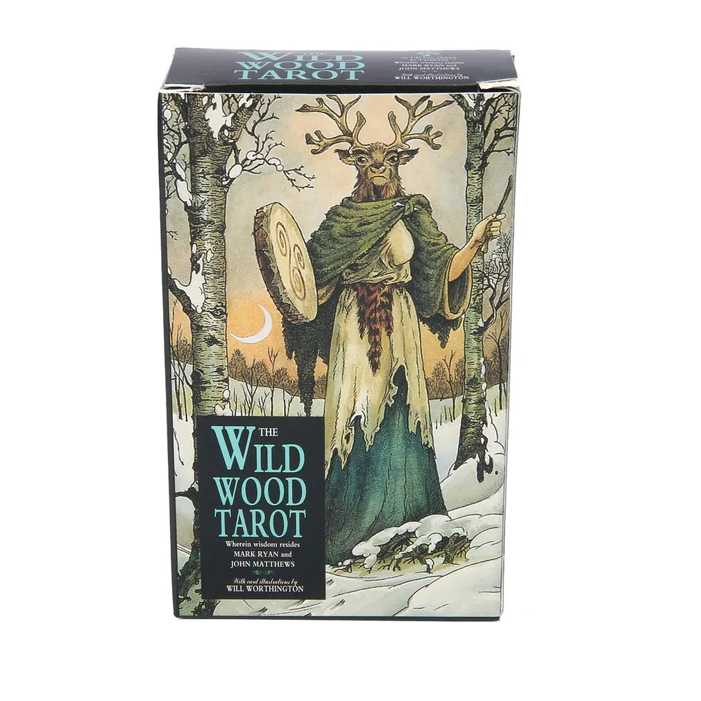 Tarot Deck With Guidebook - The Wild Wood kartu Tarot A