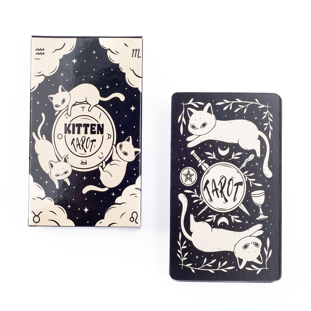 Kitten Tarot Deck 78 buah lucu - Tarot Deck With Guidebook ulasan dan harga
