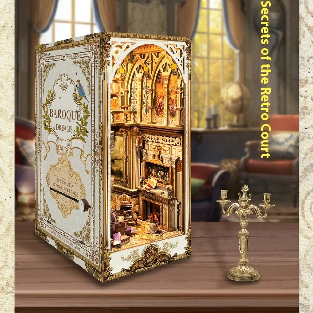 Diy rak buku kayu Nook masukka - Diy Wooden Book Nook Kit Shelf Insert ulasan dan harga