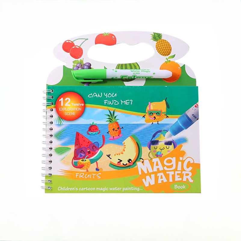Buku Lukisan Air Ajaib Anak-an - Reusable Water Magic Coloring Book ulasan dan harga