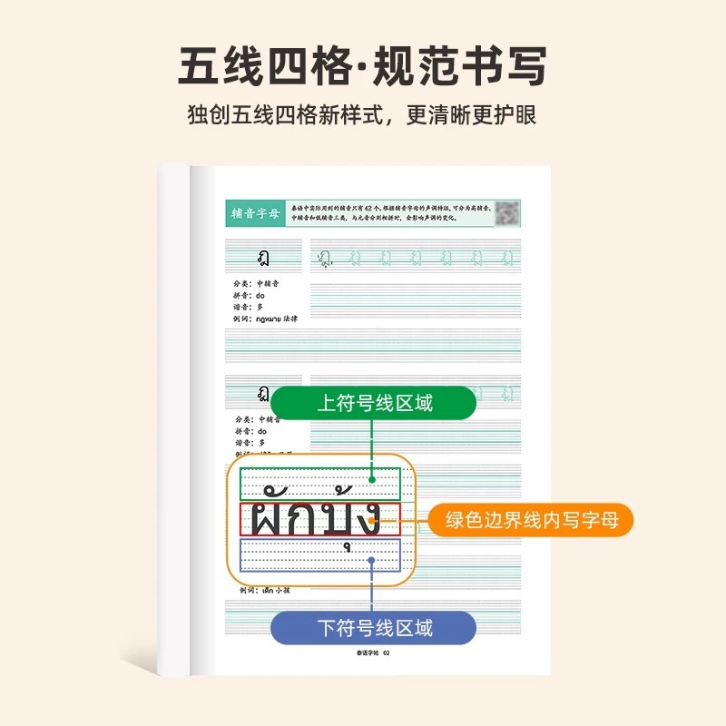 Buku Tulisan Tangan Thailand S - Chinese Calligraphy Practice Book ulasan dan harga