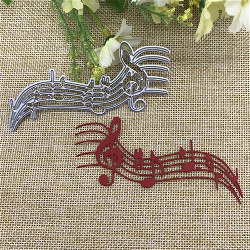 1/2Pcs Cetakan Potong Logam Mo - Blank Sheet Music Notebook ulasan dan harga