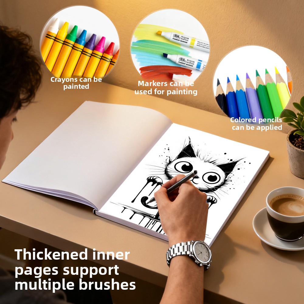 Buku Mewarnai Kucing Gila Ilus - Adult Coloring Book Stress Relief ulasan dan harga