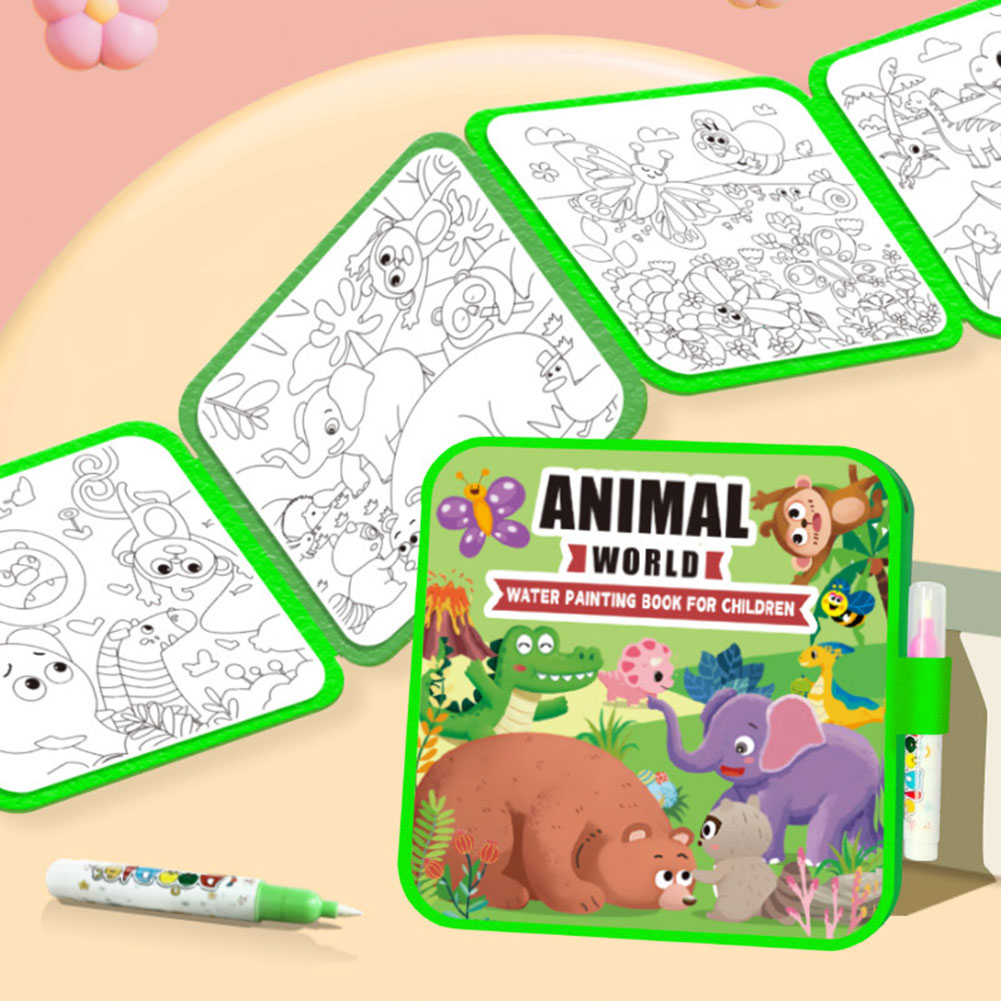 Kids Magics Water Coloring Boo - Reusable Water Magic Coloring Book ulasan dan harga