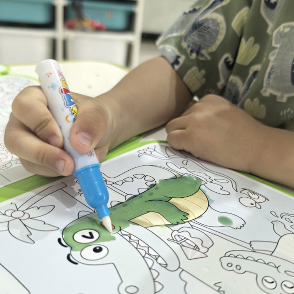 Kids Magics Water Coloring Boo - Reusable Water Magic Coloring Book ulasan dan harga