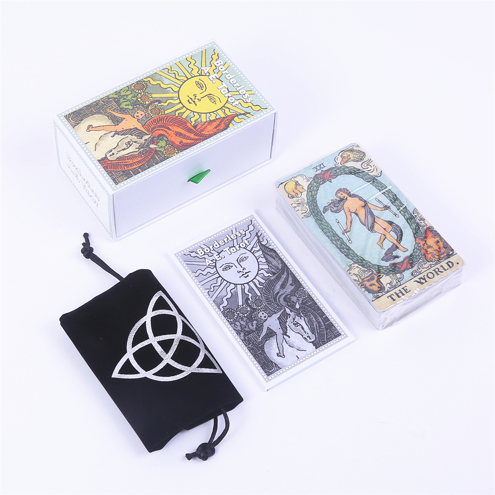 12*7cm tanpa batas A.E. Kartu  - Tarot Deck With Guidebook ulasan dan harga