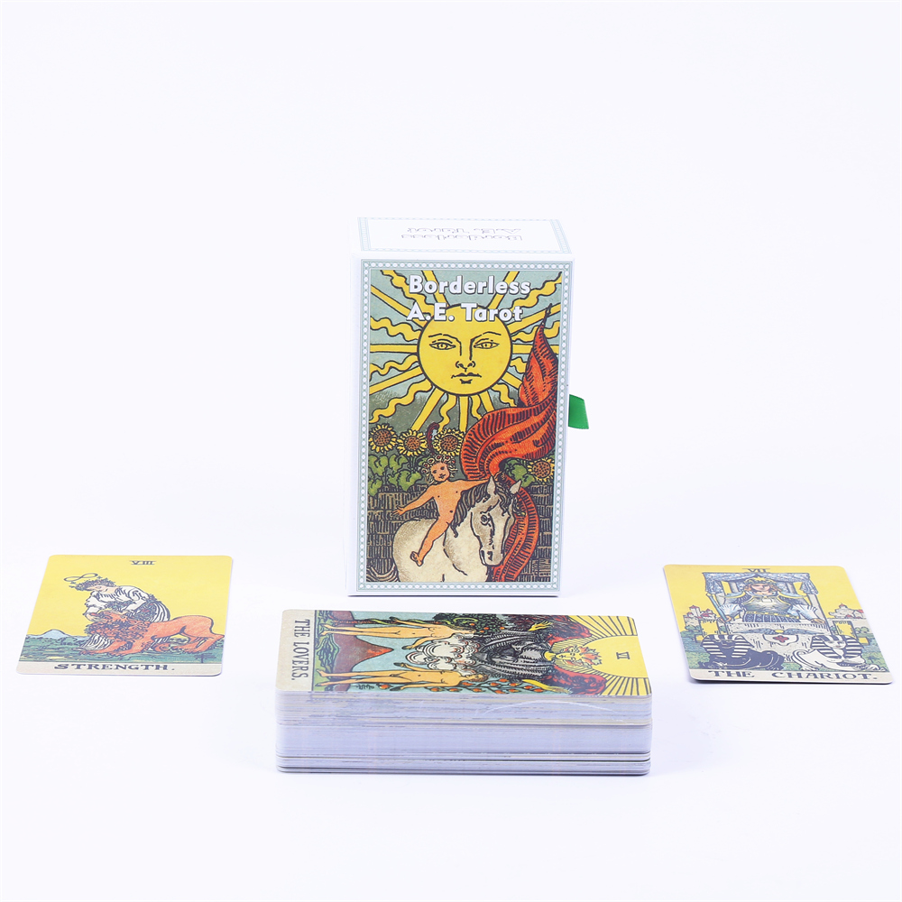 12*7cm tanpa batas A.E. Kartu  - Tarot Deck With Guidebook ulasan dan harga