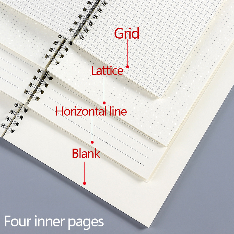 A5 A6 B5 Notebook koil buku Sp - A5 Spiral Dotted Grid Notebook ulasan dan harga