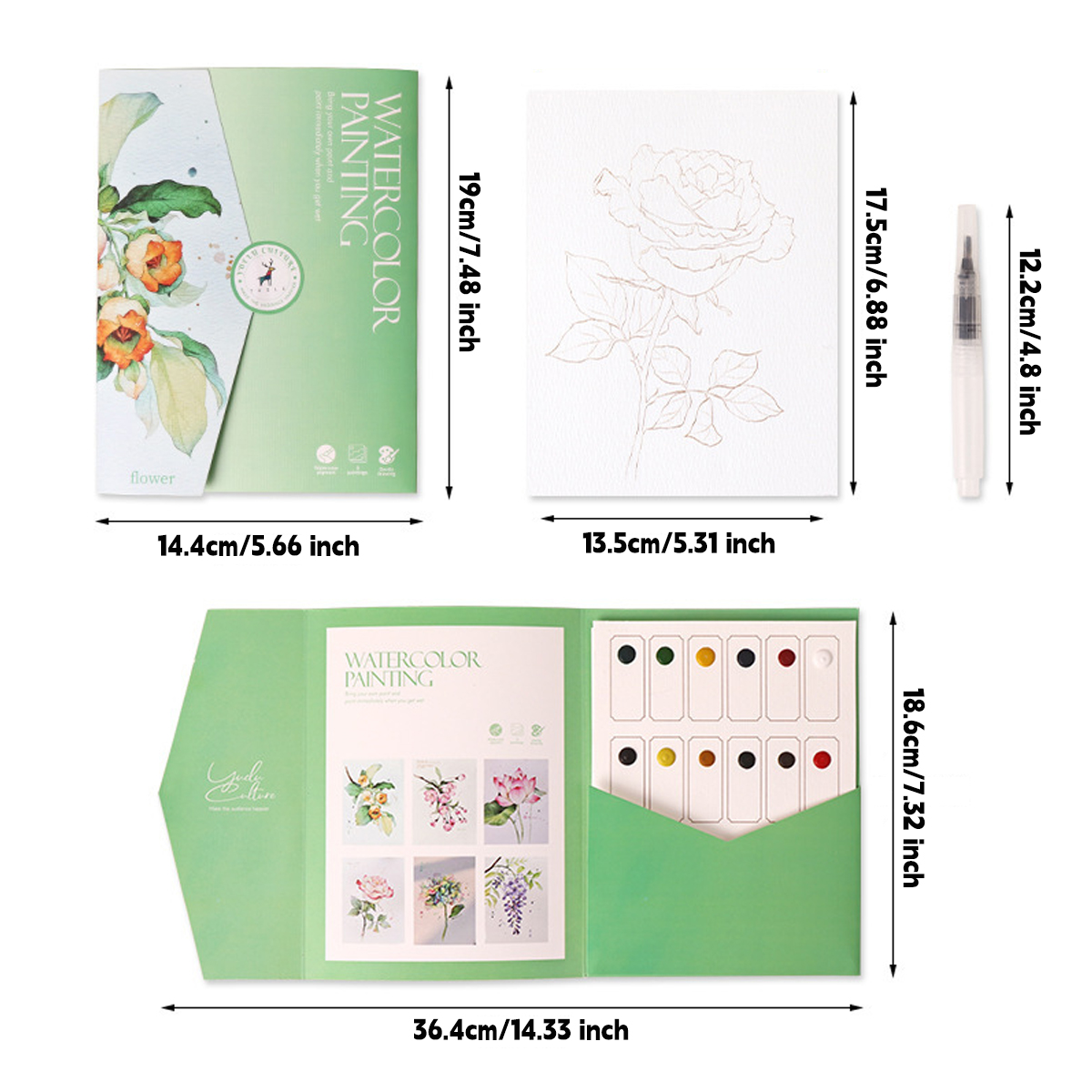 Buku Mewarnai Kawaii dengan 12 - Adult Coloring Book Stress Relief ulasan dan harga