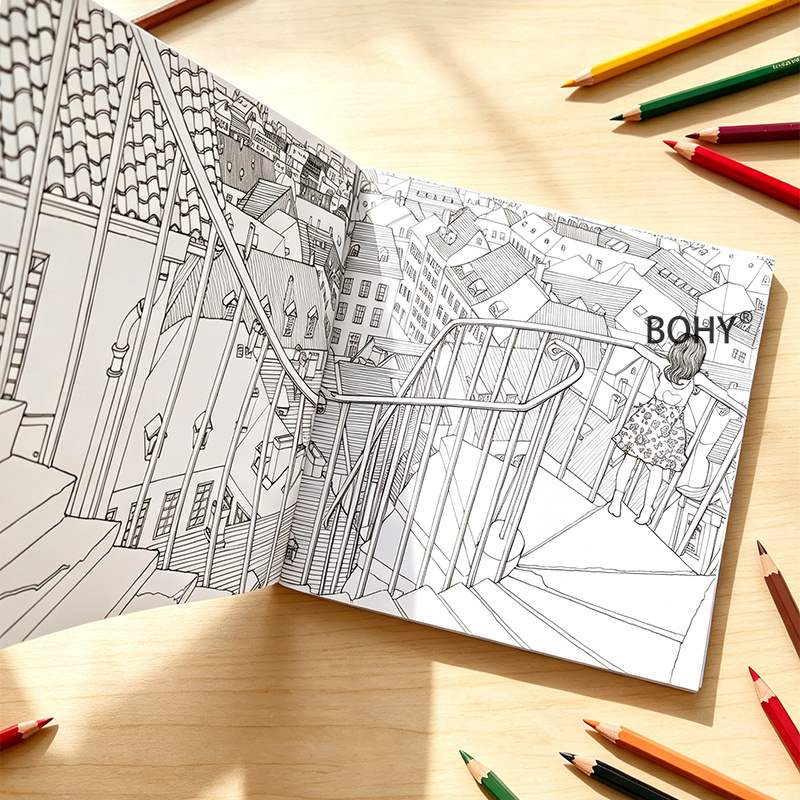 1 Buku Mewarnai Bertema Perjal - Adult Coloring Book Stress Relief ulasan dan harga