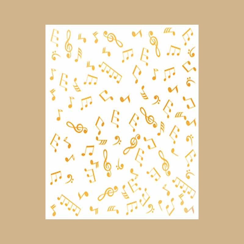 Cetakan Hot Foil Motif Aliran  - Blank Sheet Music Notebook ulasan dan harga