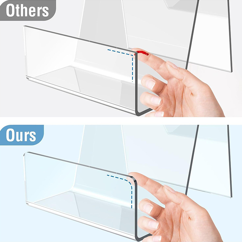 1 buah penyangga buku komik ak - Clear Acrylic Book Stand Holder ulasan dan harga