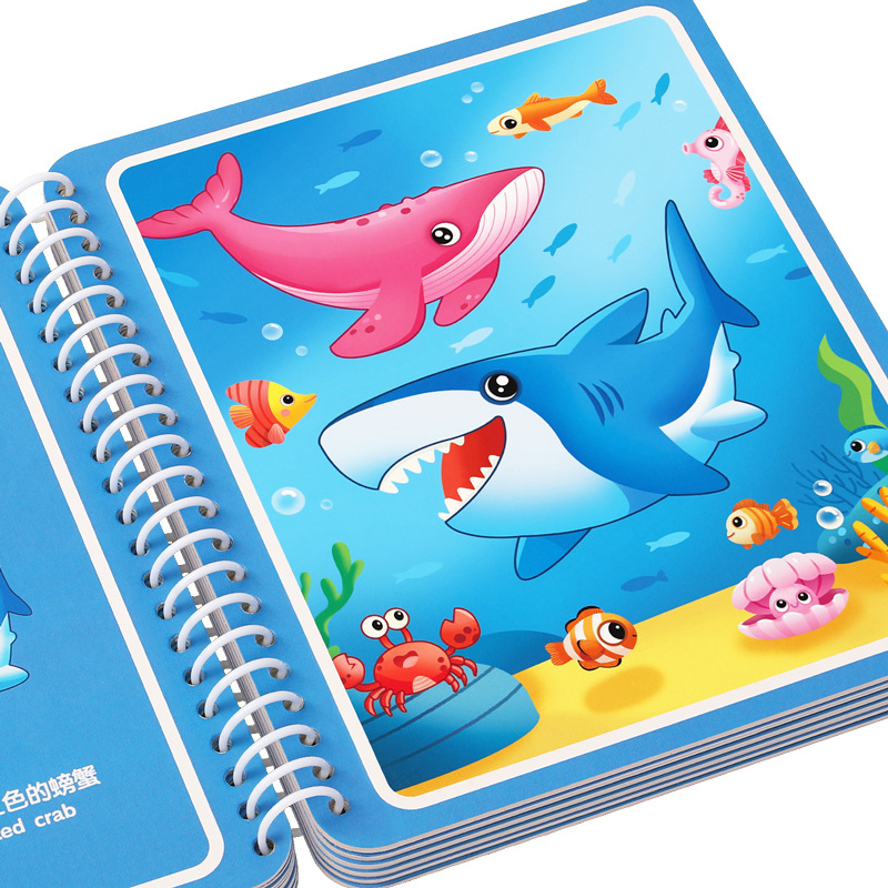 Buku Gambar Ajaib dengan Air u - Reusable Water Magic Coloring Book ulasan dan harga